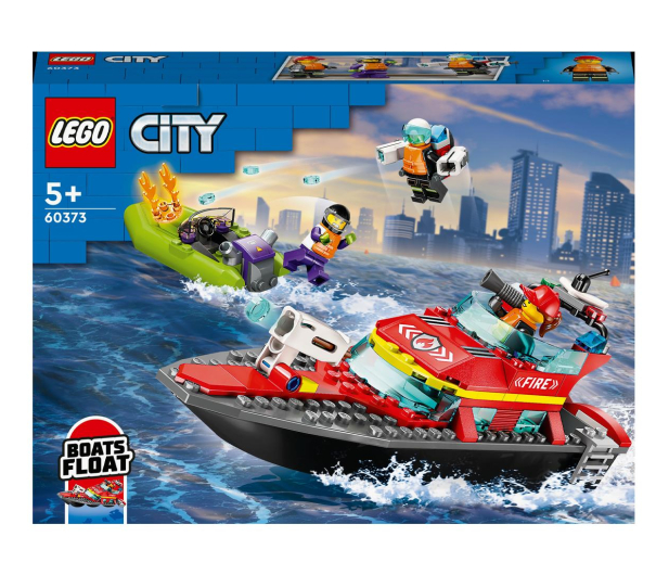 LEGO City 60373 Łódź strażacka - 1091239 - zdjęcie